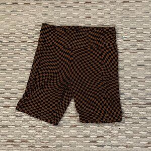 Graphic biker shorts